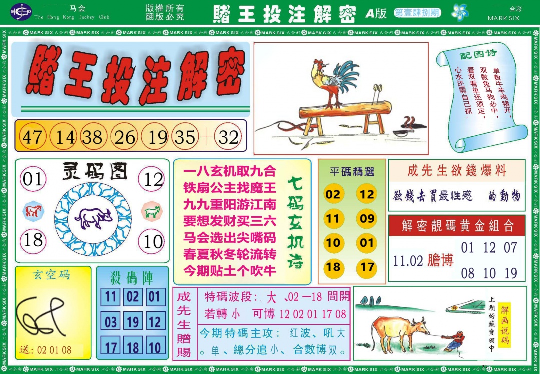 148期赌王投注解密[图]