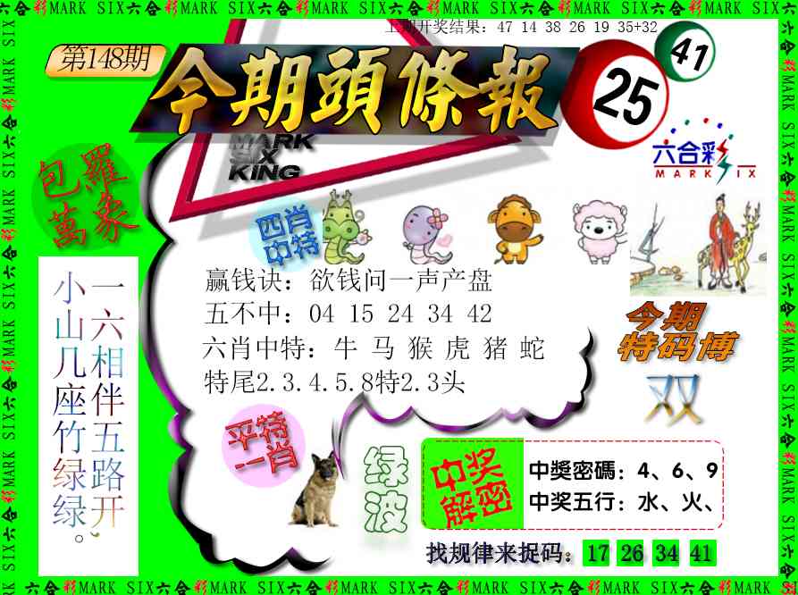 148期今期头条报[图]