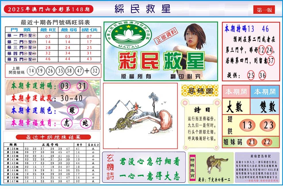 148期彩民救星A[图]