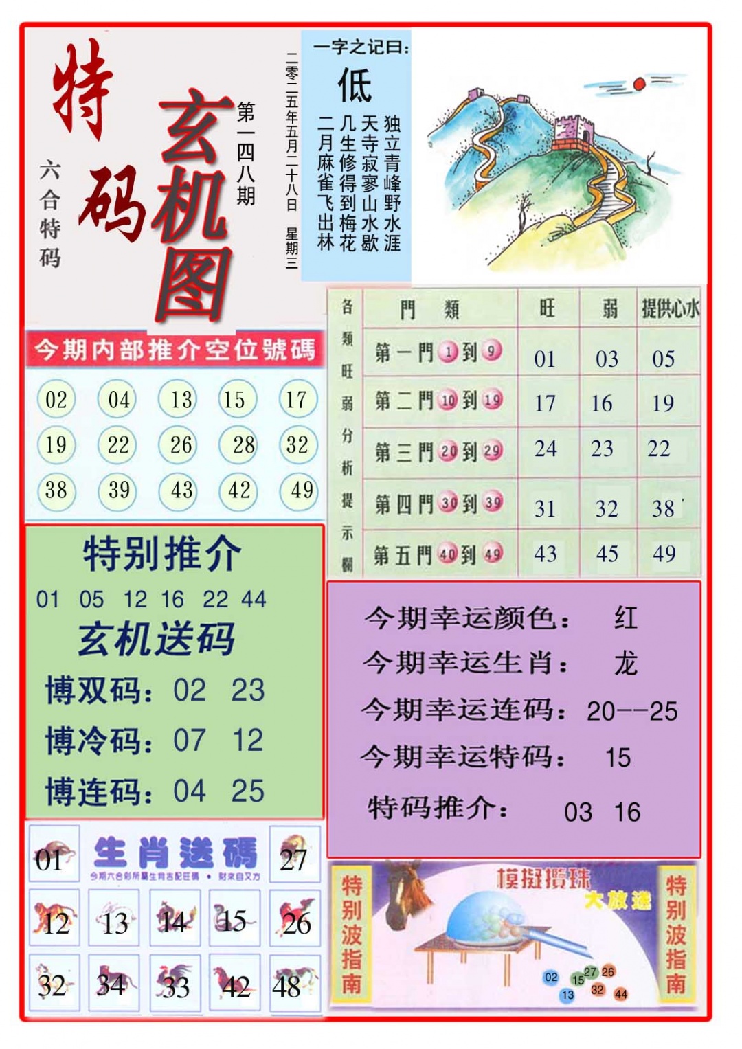 148期特码玄机图[图]