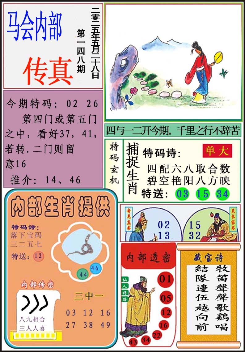 148期马会内部传真[图]