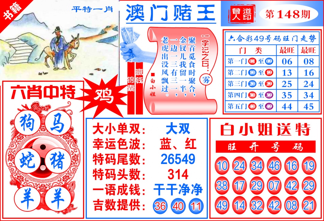 148期澳门赌王天书[图]