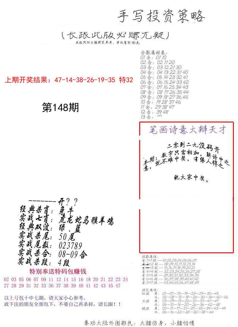 148期手写投资策略[图]