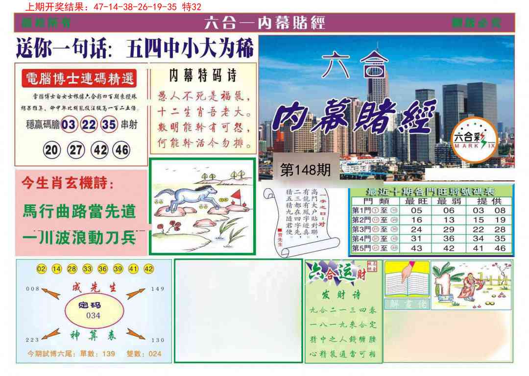 148期内幕赌经[图]