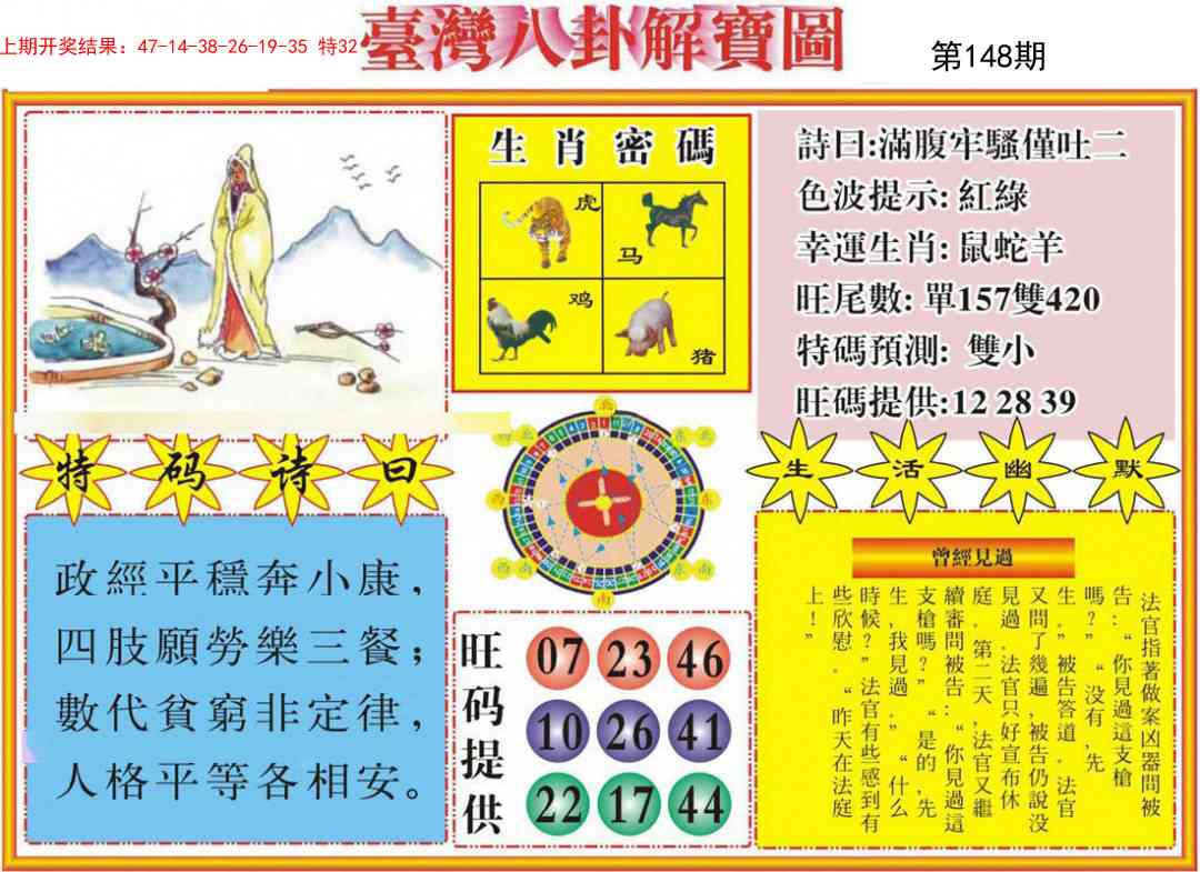 148期台湾八卦解宝图[图]