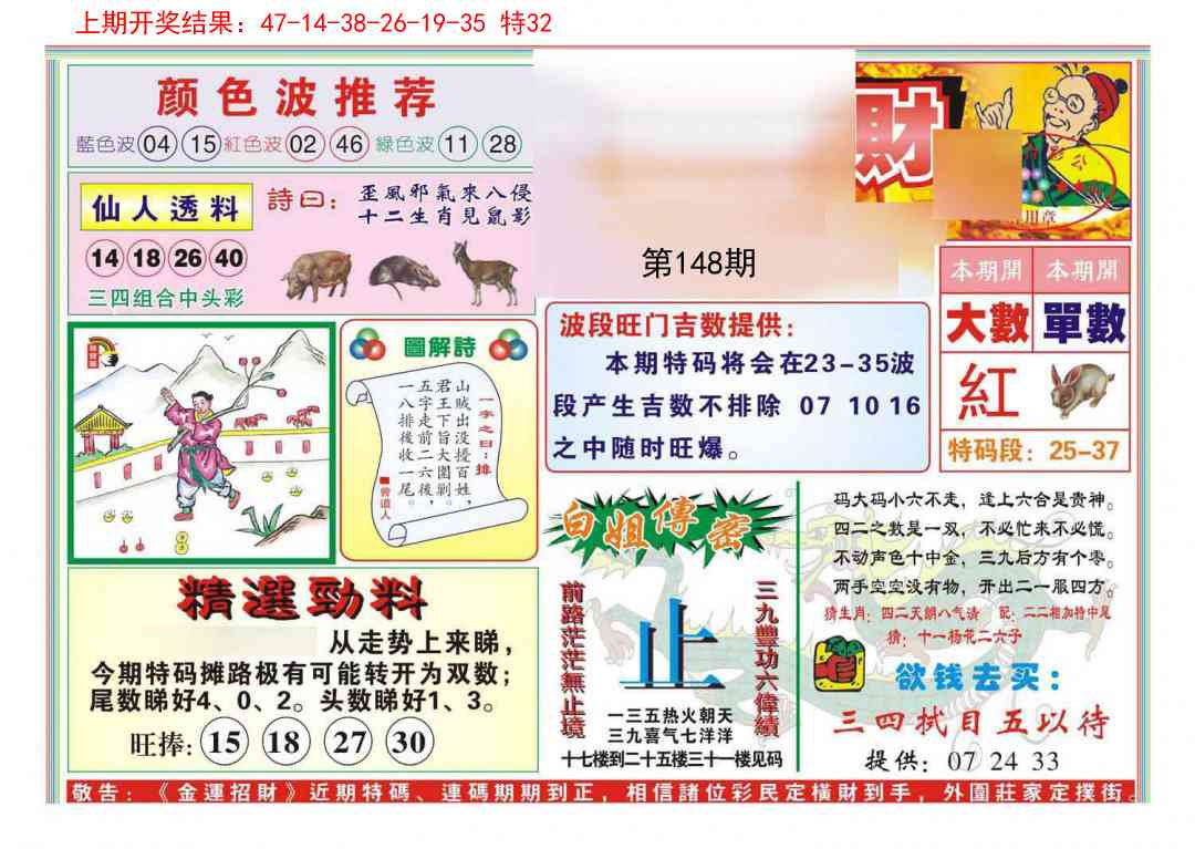 148期金运招财[图]