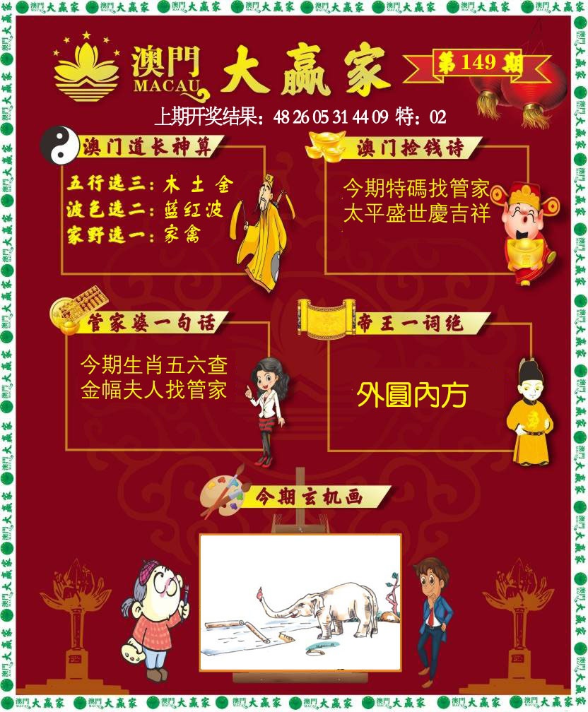 149期大赢家[图]