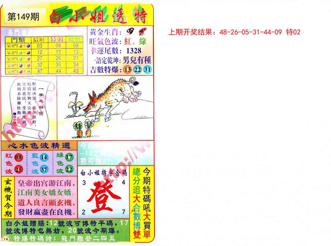 149期白小姐透特[图]