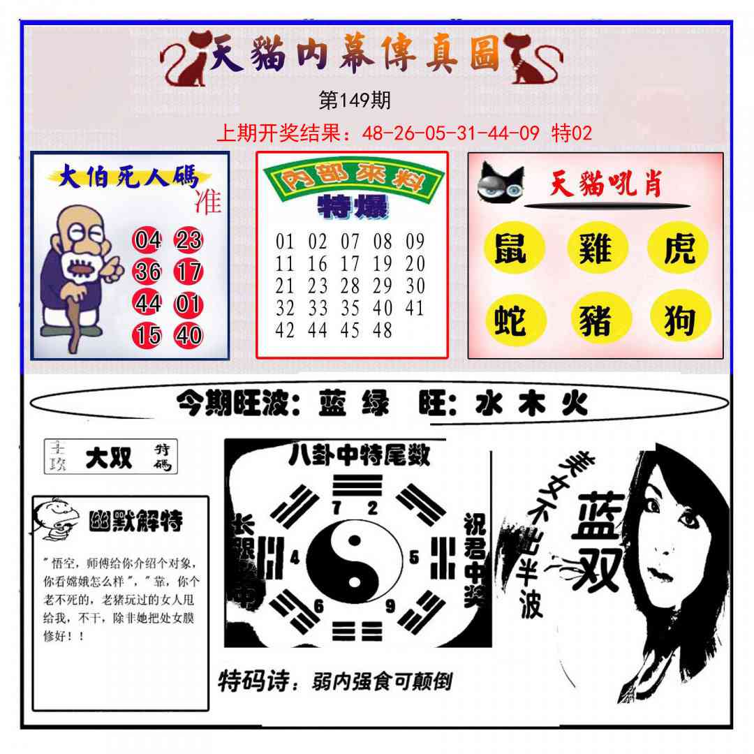 149期内幕传真图[图]