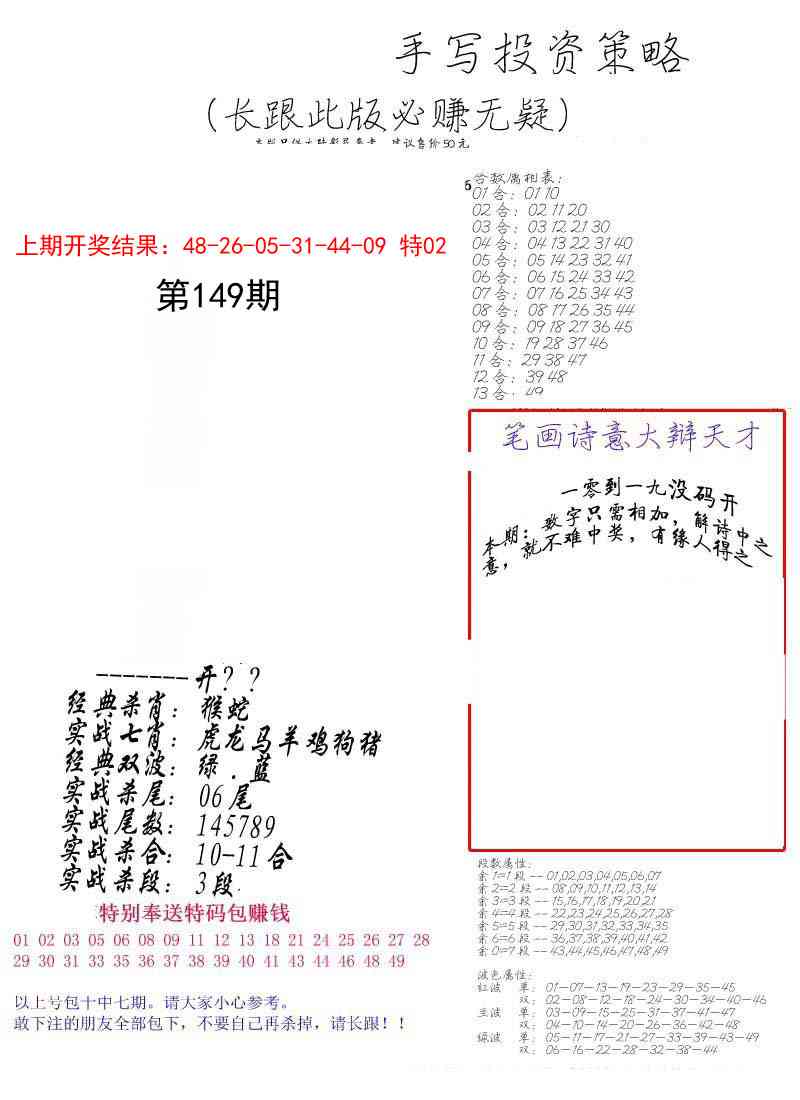 149期手写投资策略[图]