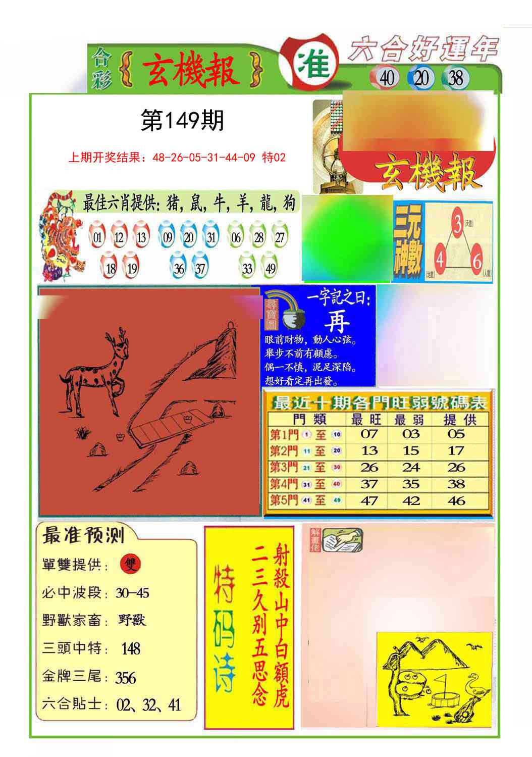 149期九龍玄机报(推荐)[图]