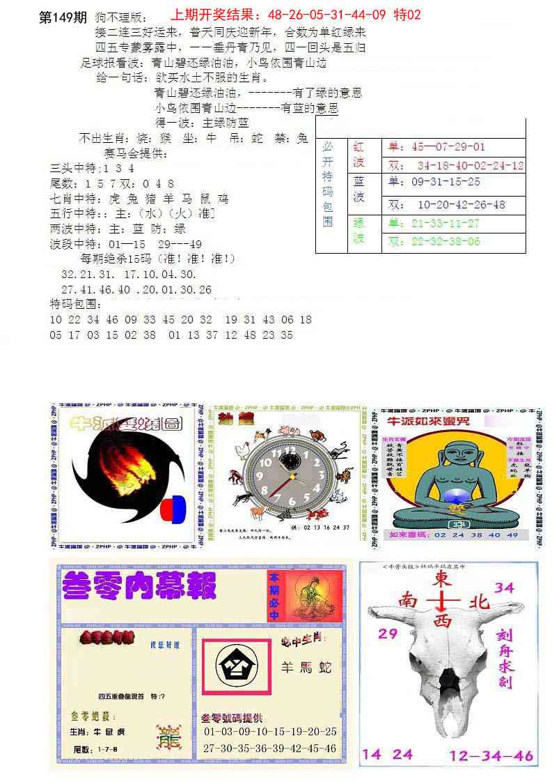 149期五鬼正宗会员综合资料B[图]
