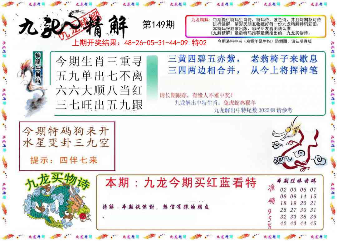 149期九龙精解[图]