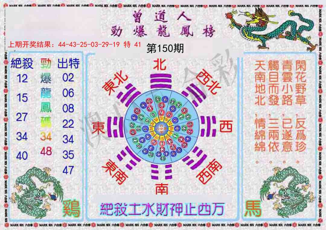150期曾道人劲爆龙凤榜[图]