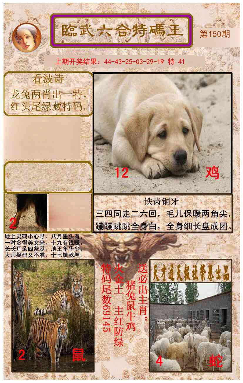 150期临武六合特码王[图]
