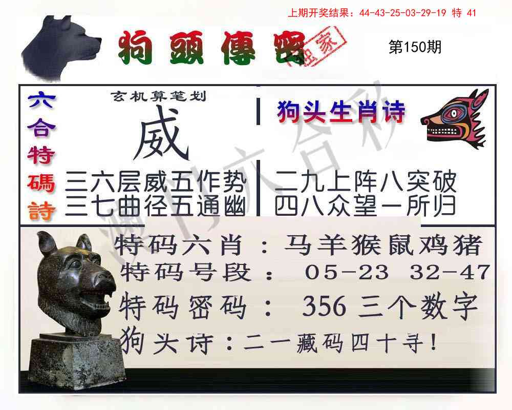 150期狗头传密[图]