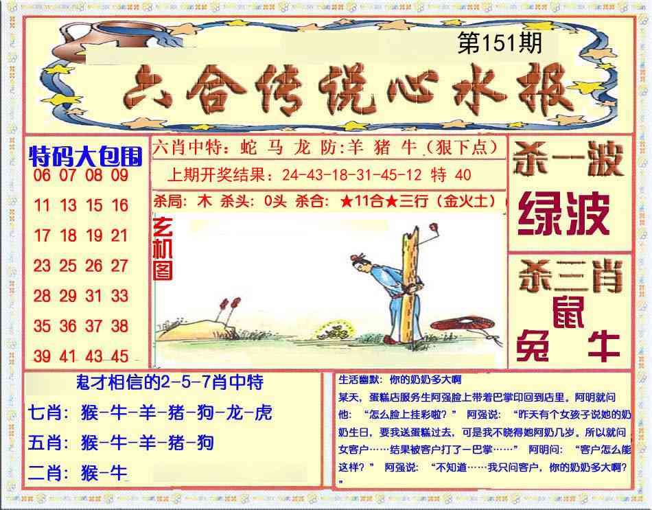 151期六合传说(心水版)[图]