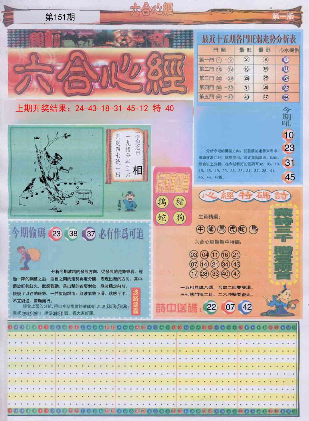 151期六合心经A[图]