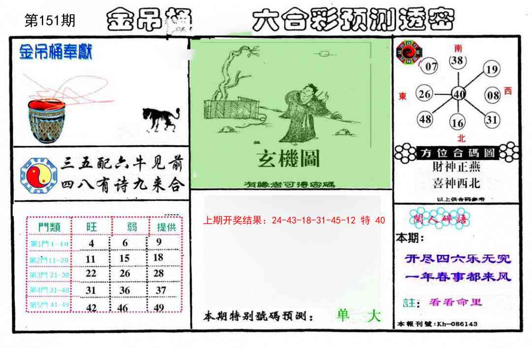 151期金吊桶(信封)[图]