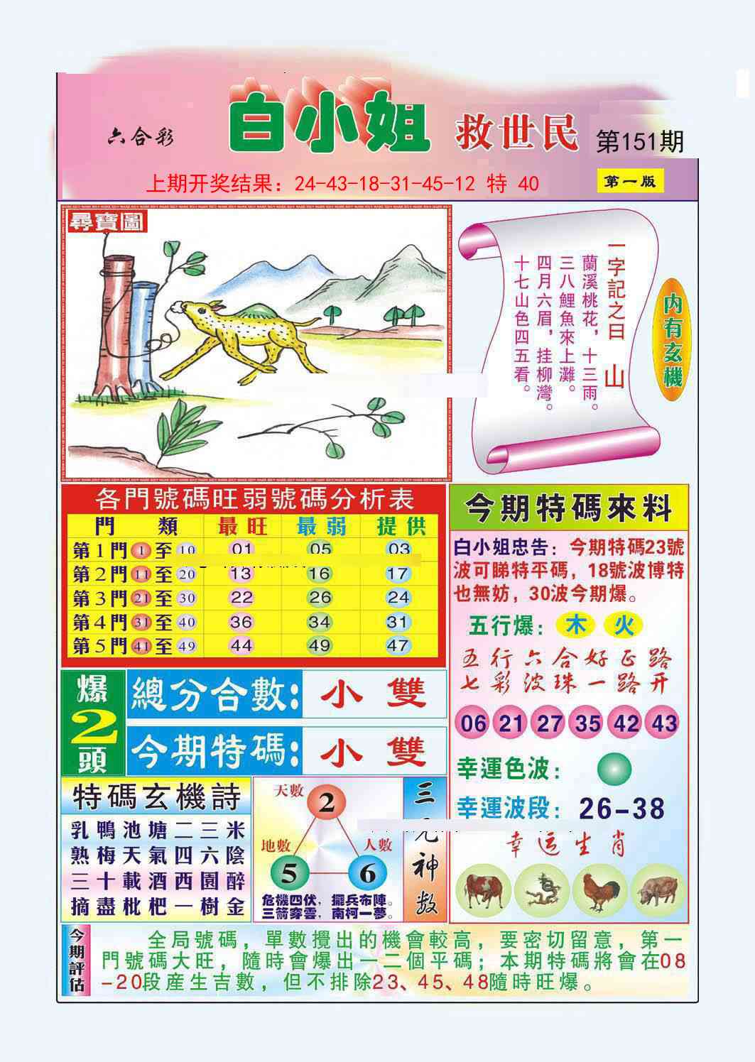 151期白小姐救世民A[图]