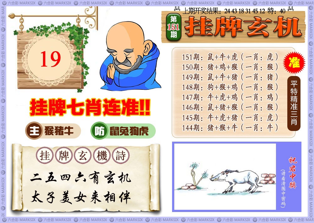 151期挂牌玄机[图]