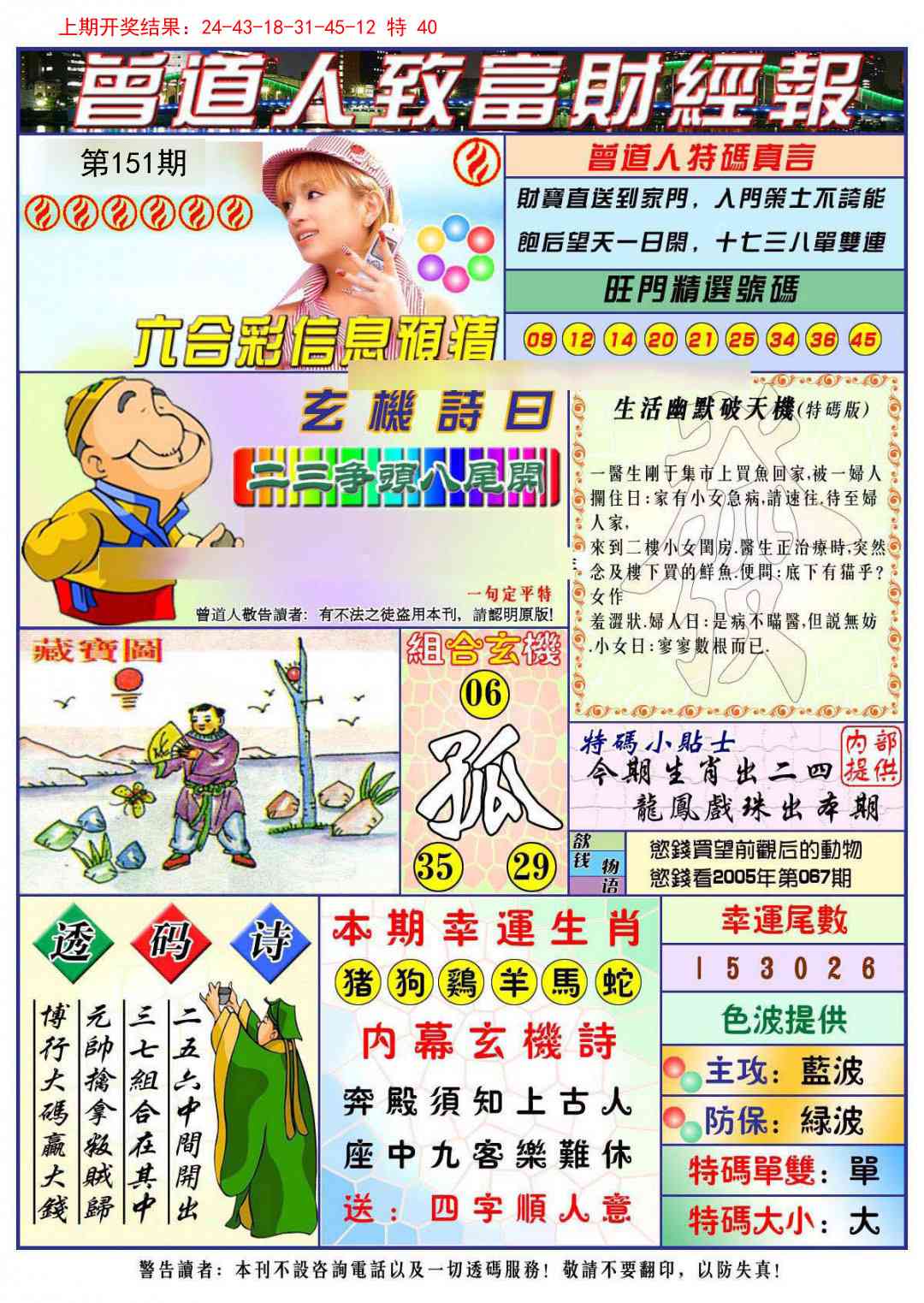 151期曾道人致福财经[图]