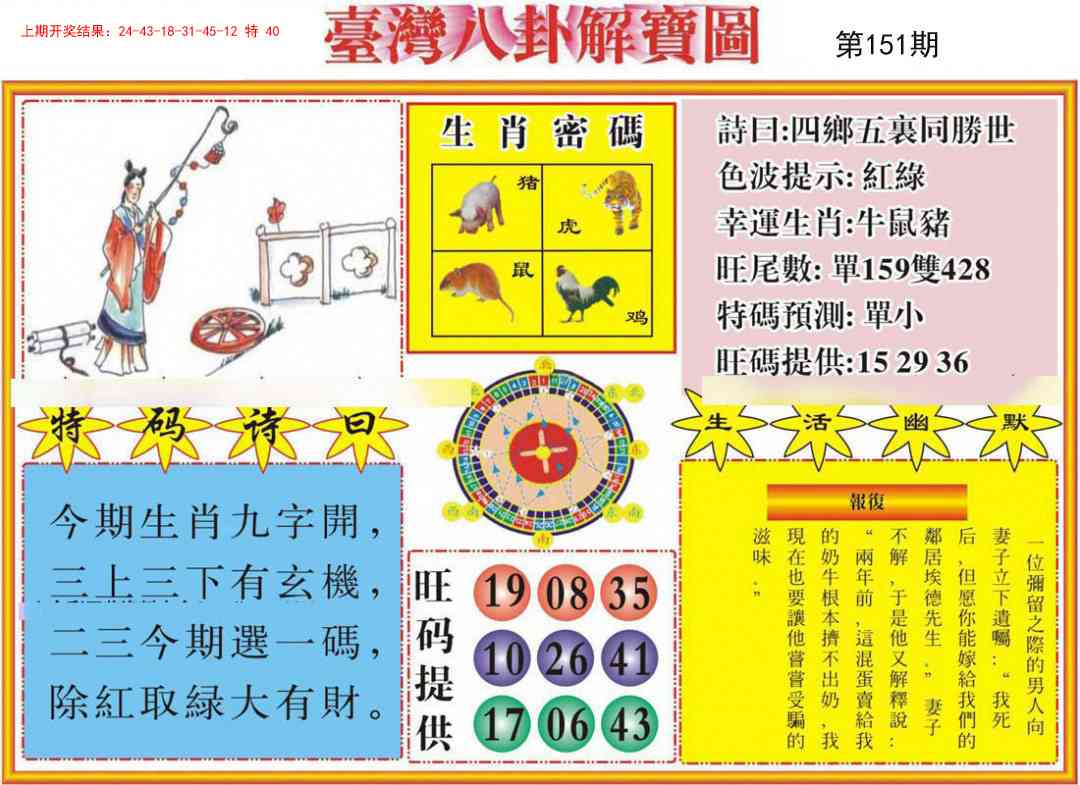 151期台湾八卦解宝图[图]