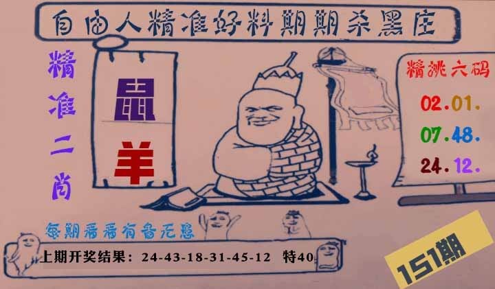 151期自由人二肖六码[图]