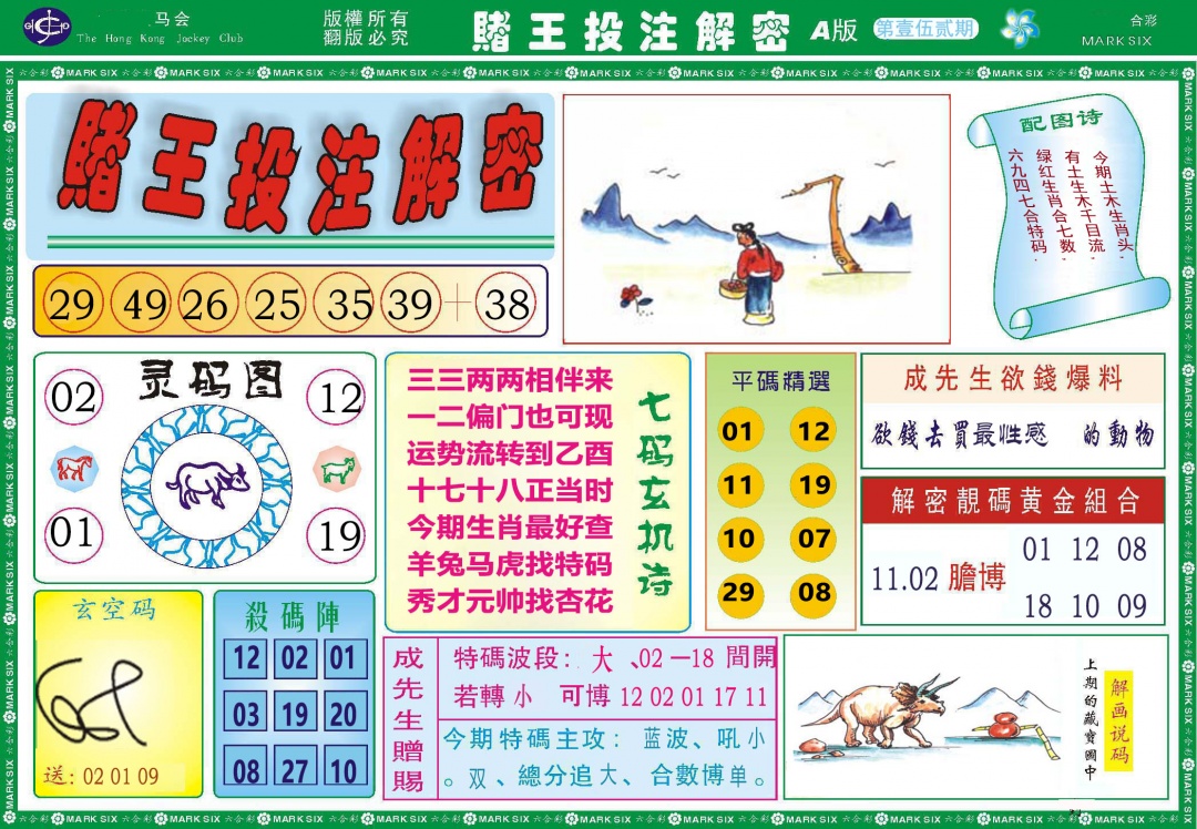 152期赌王投注解密[图]