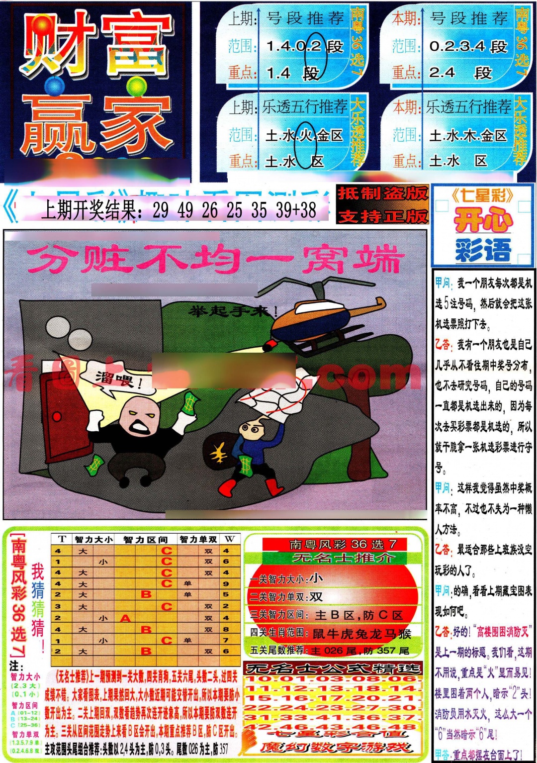 152期七星彩图(高清)[图]