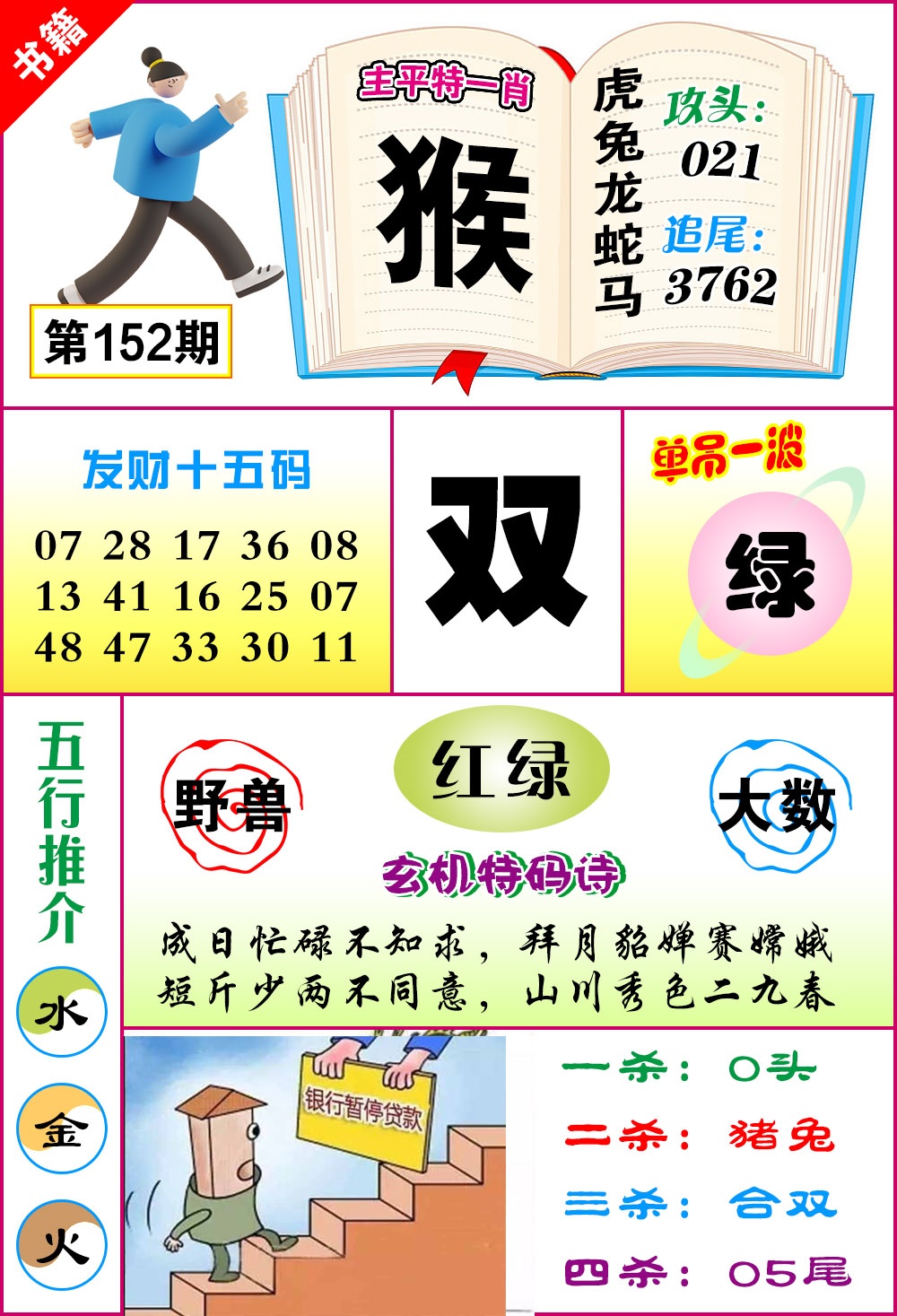 152期澳门钻石十五码[图]