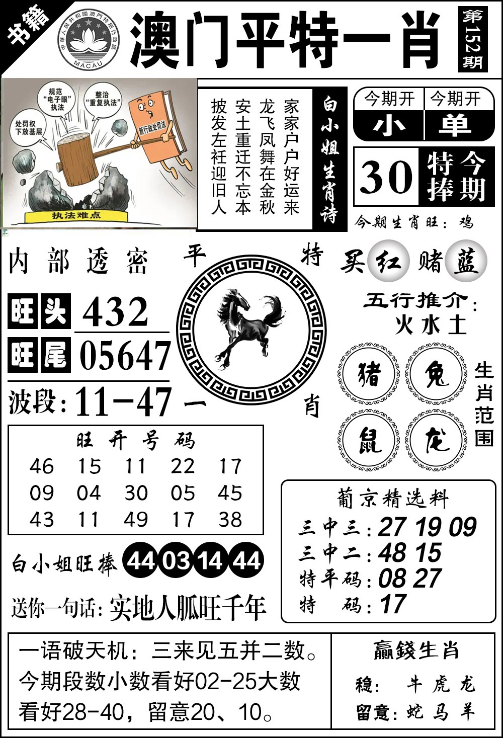 152期澳门内部透密[图]