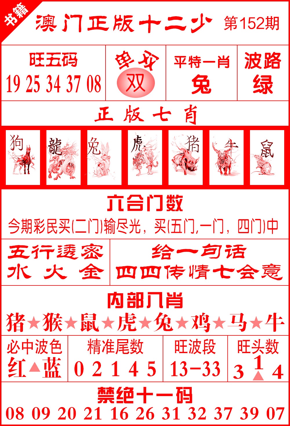 152期澳门十二少[图]