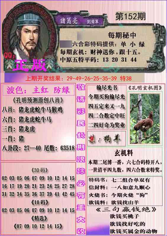 152期一代孔明报[图]