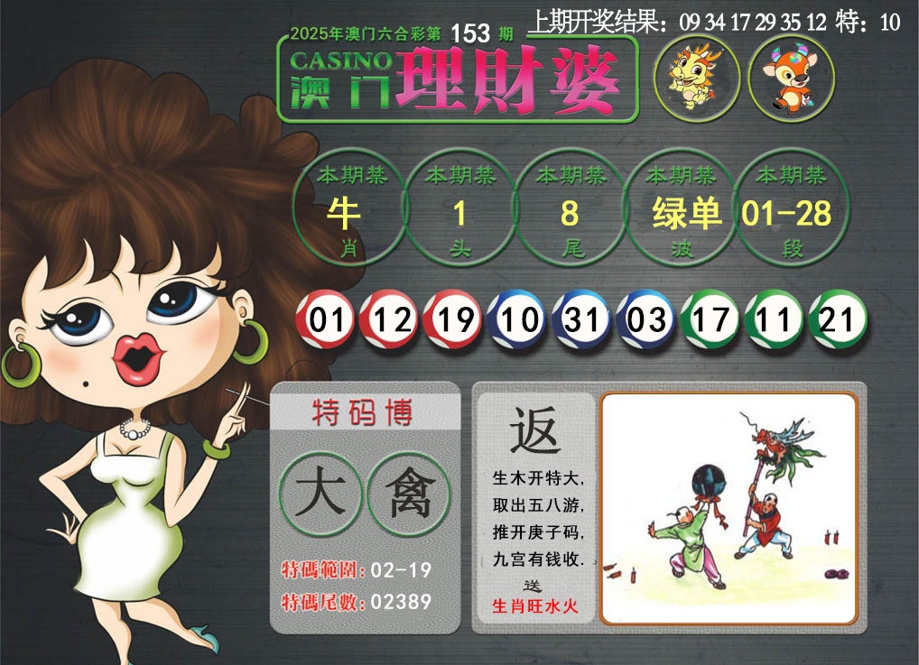 153期澳门理财婆[图]