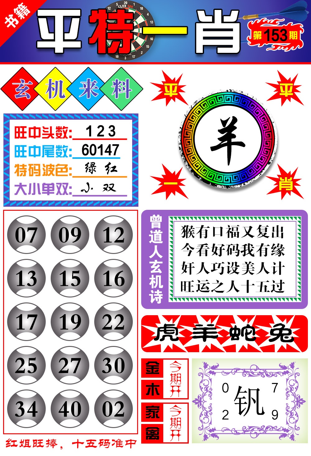 153期澳门玄机来料[图]