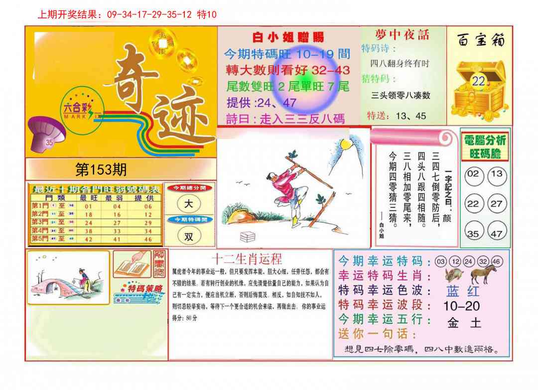 153期九龍奇迹A(推荐)[图]