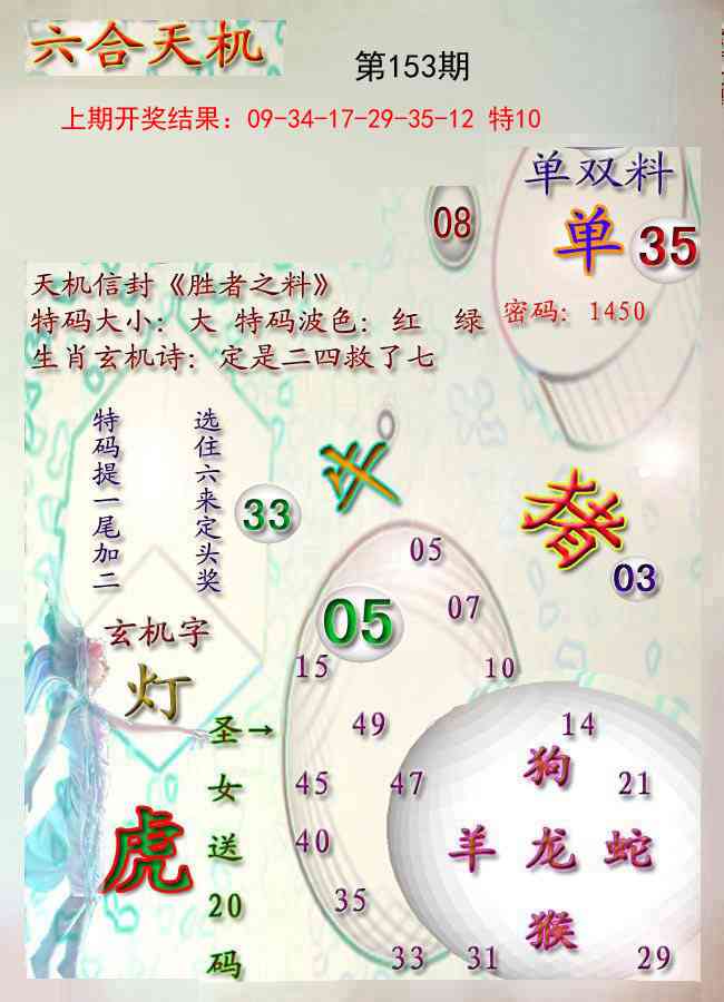 153期天机报[图]
