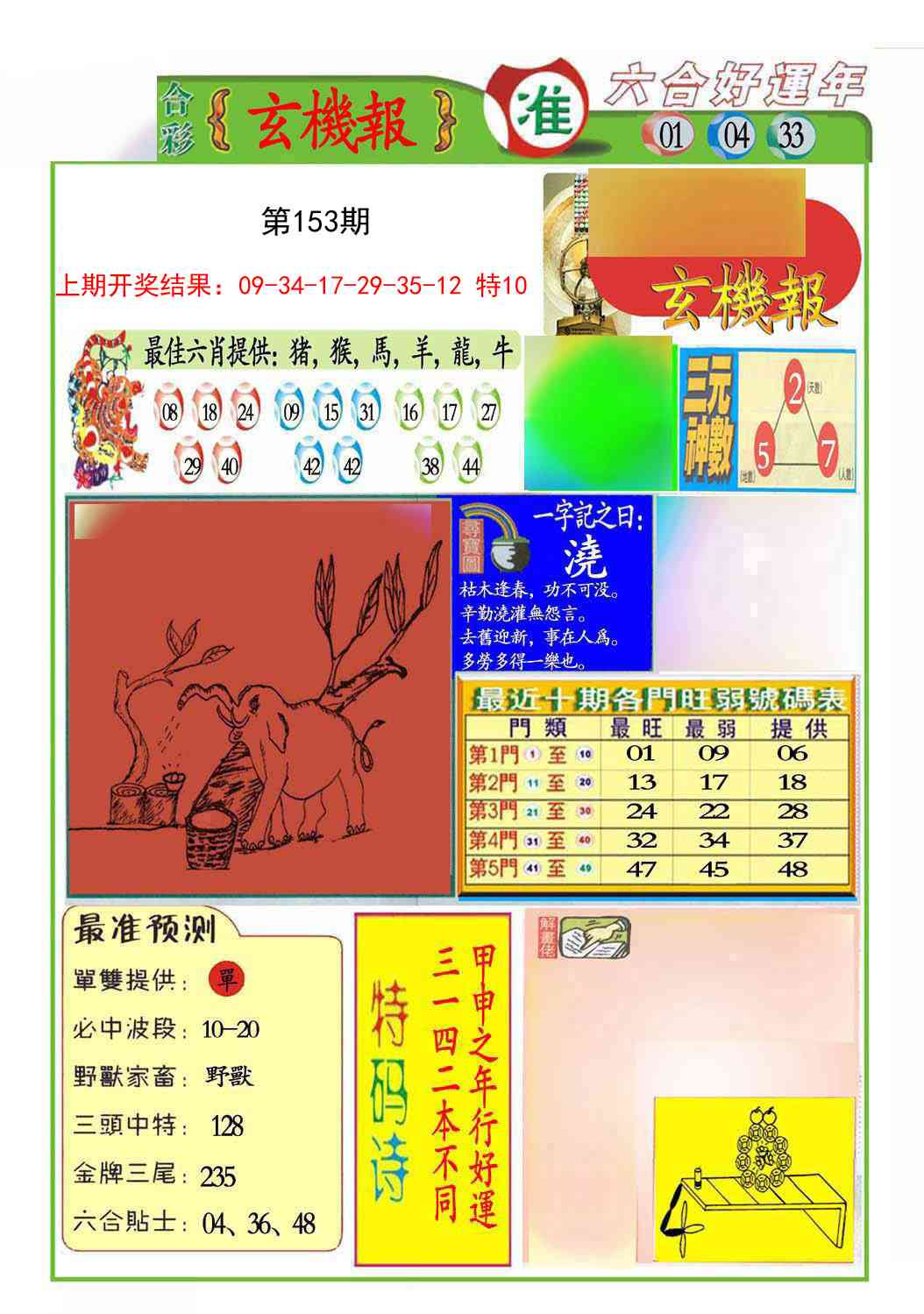 153期九龍玄机报(推荐)[图]
