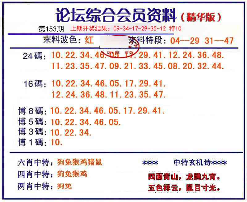 153期综合会员资料[图]
