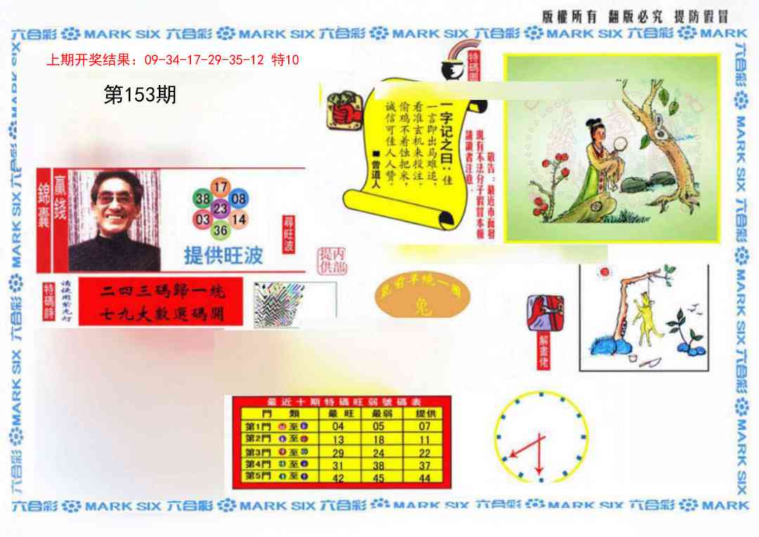 153期心水特码(信封)[图]