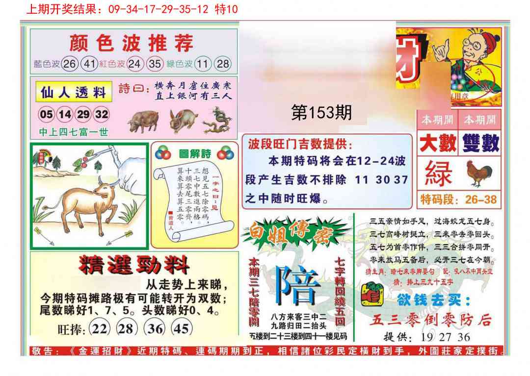 153期金运招财[图]