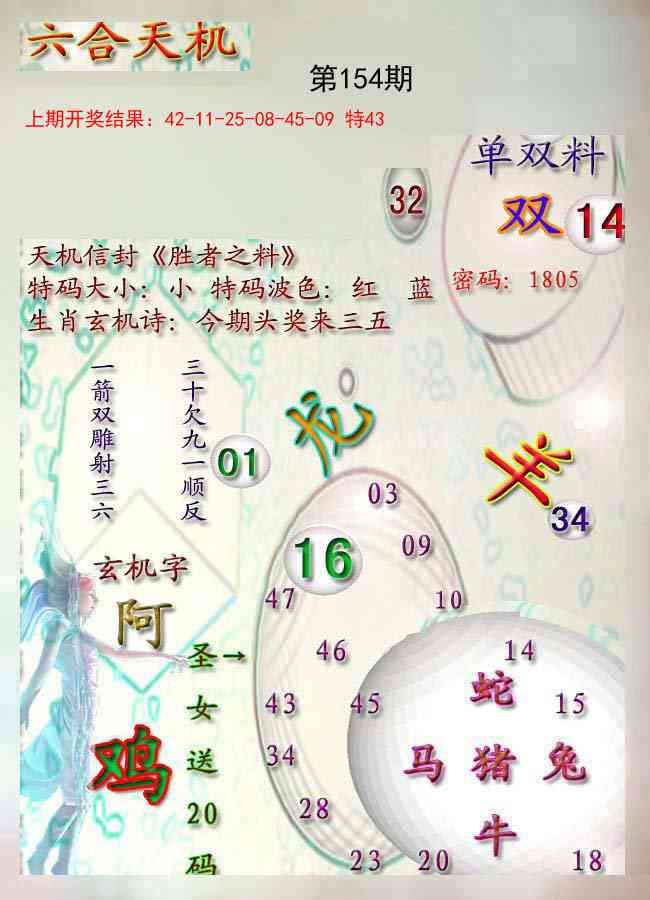 154期天机报[图]
