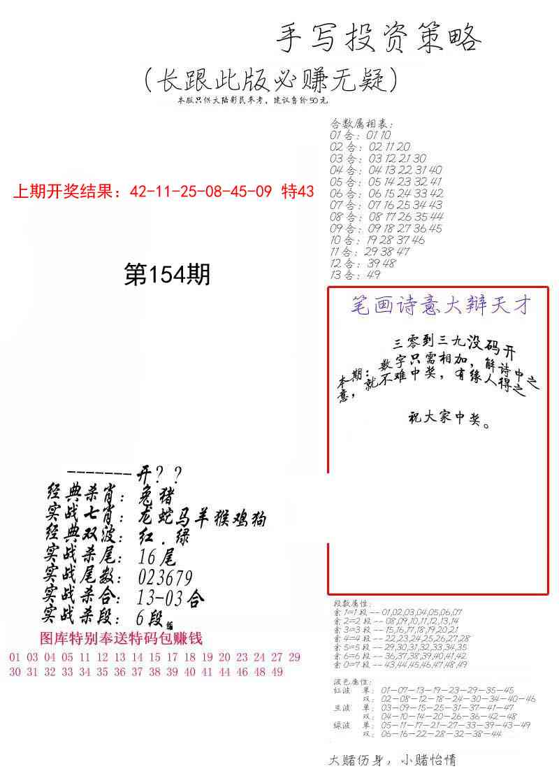 154期手写投资策略[图]