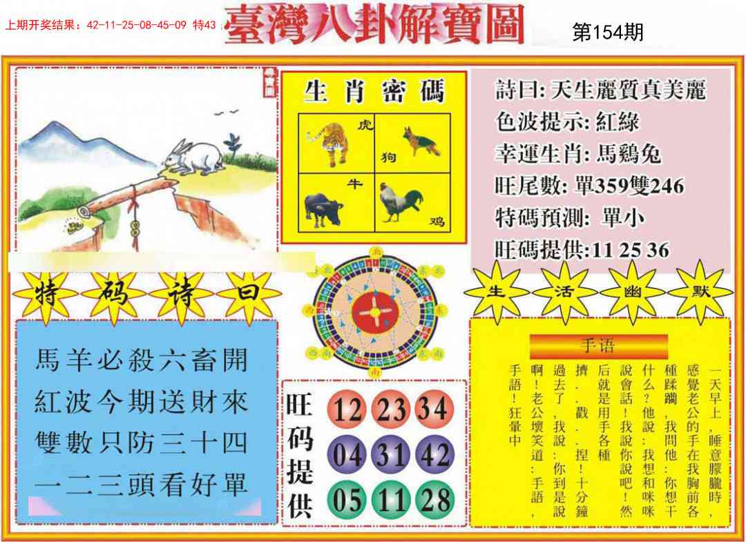 154期台湾八卦解宝图[图]