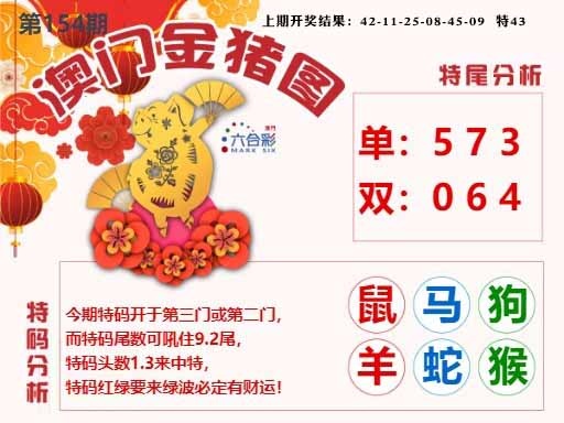 154期澳门金猪图[图]