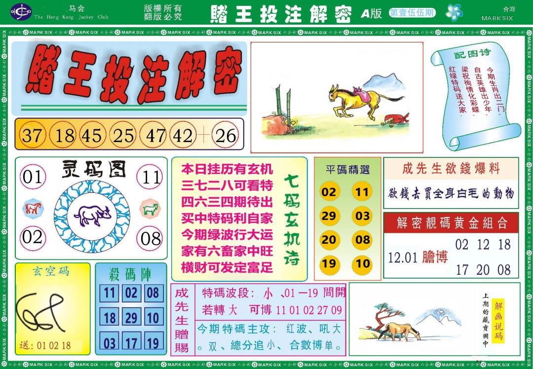 155期赌王投注解密[图]