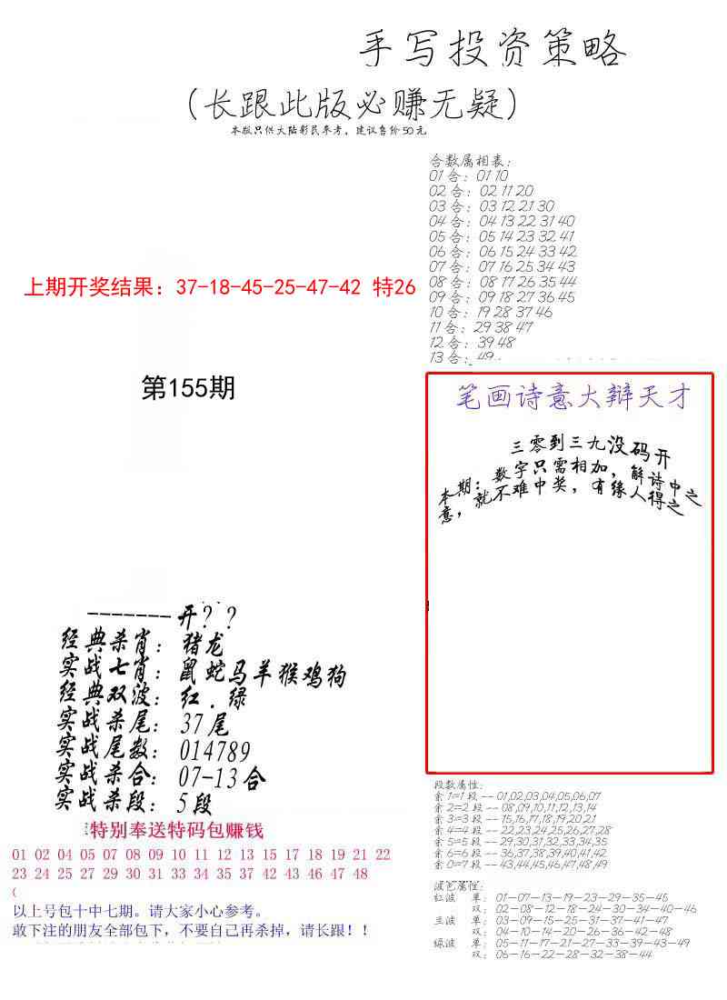 155期手写投资策略[图]