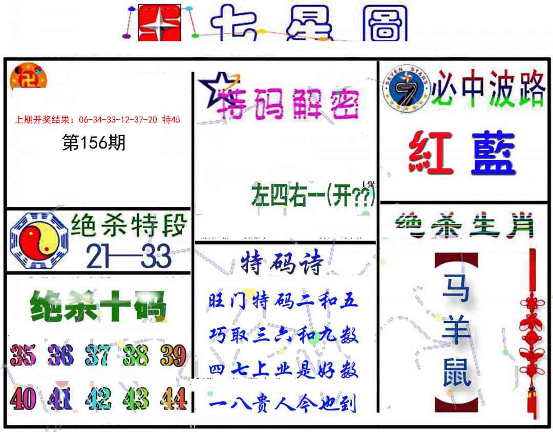 156期七星图B[图]