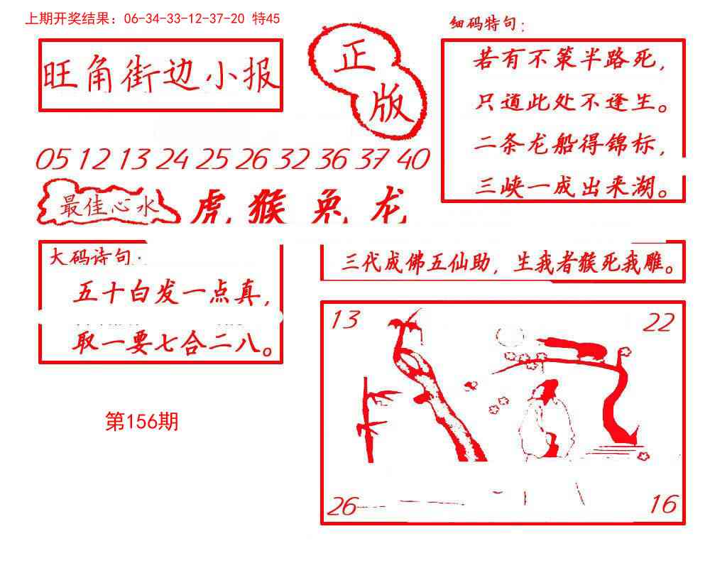156期旺角街边小报[图]